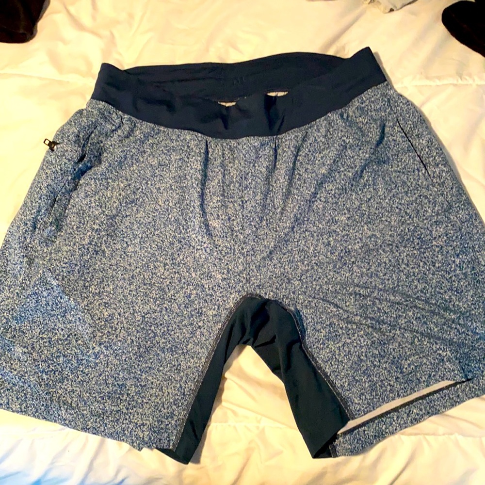 THE shorts lululemon blue